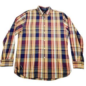 Grayers Clothiers Men's 100% Cotton Long-Sleeved Button-Up Shirt Large